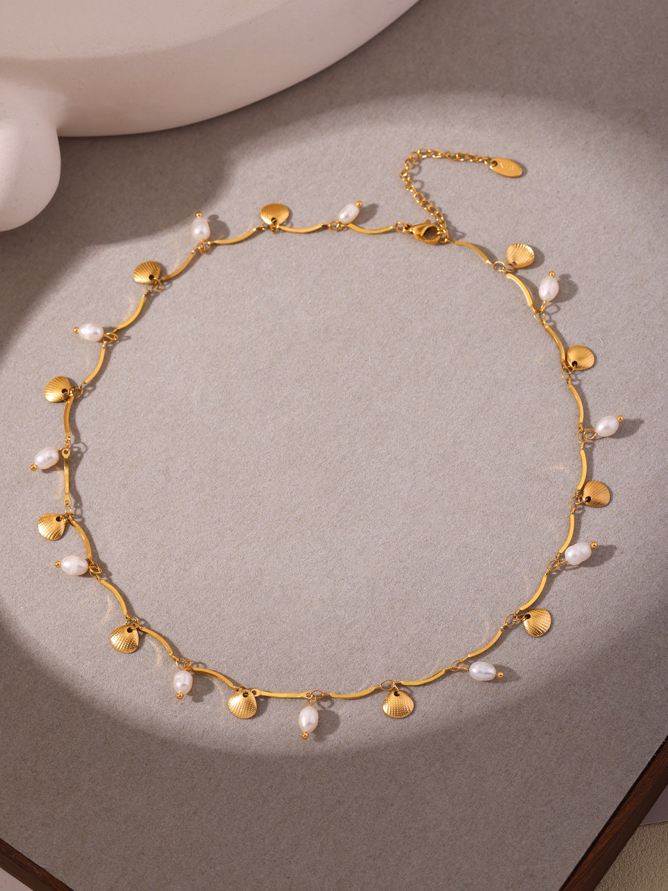 Planderful Freshwater Pearl Necklace For Women Elegant Shell