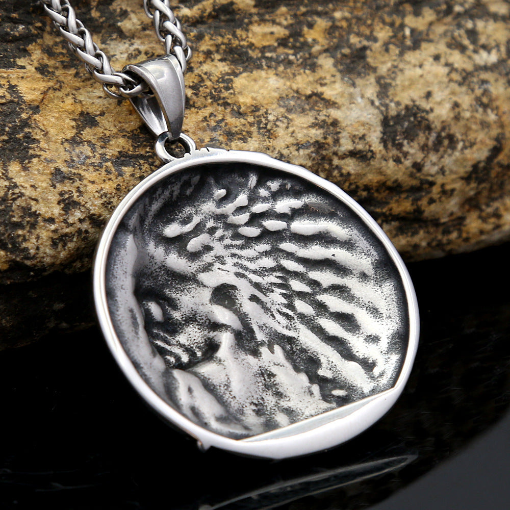 Punk Indian Stainless Steel Men's Pendant Necklace