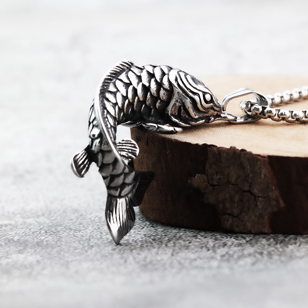 Punk Dragon Stainless Steel Men's Pendant Necklace