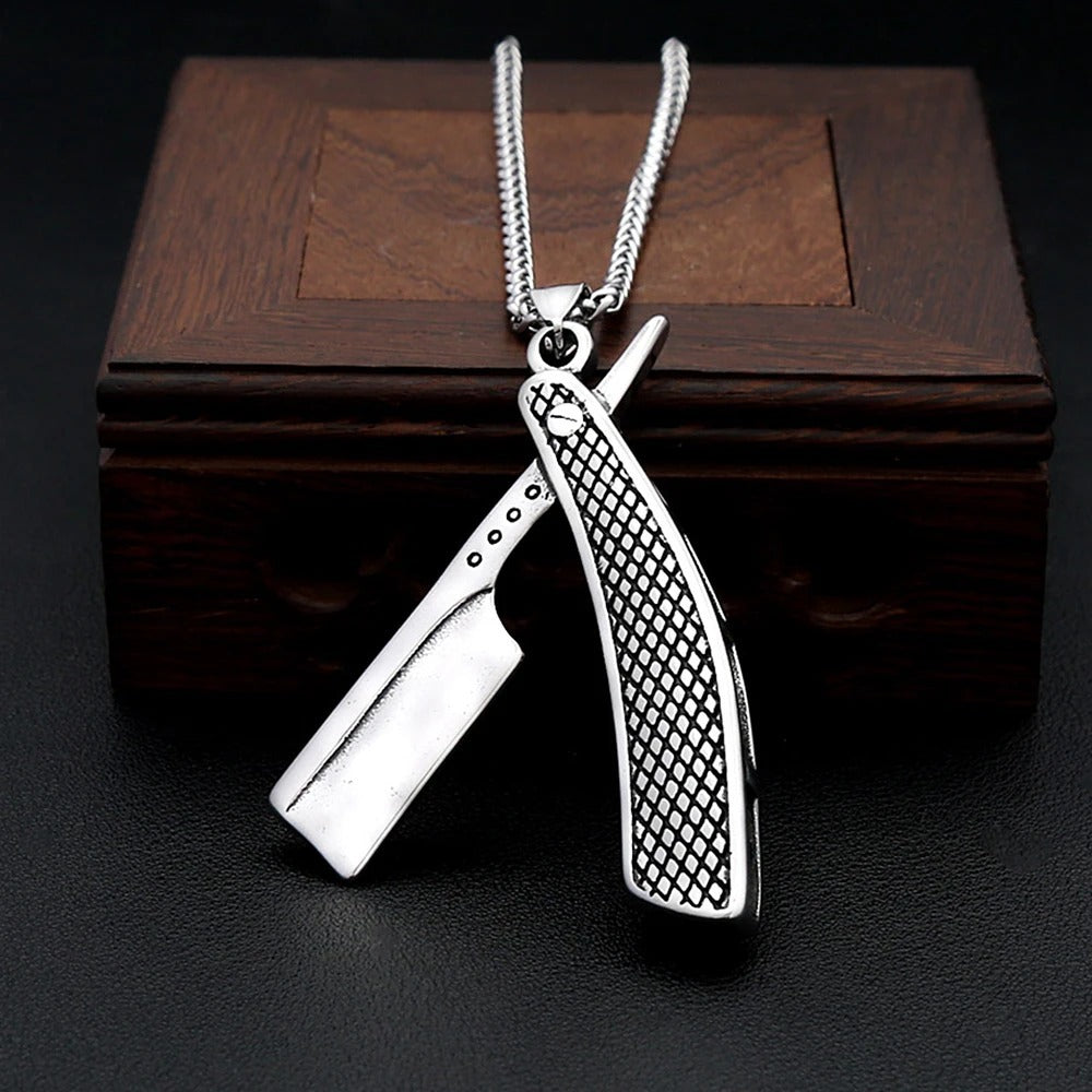 Punk Hip-Hop Stainless Steel Men's Pendant Necklace