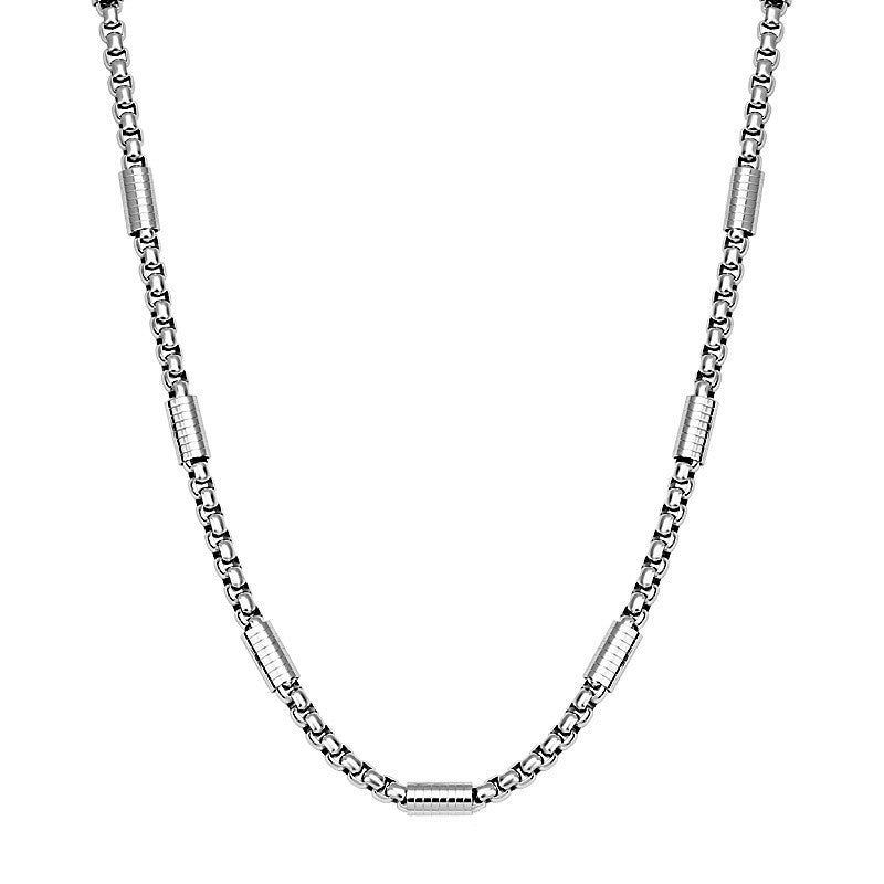 Planderful Jewelry Steel Necklace For Men Hip Hop Style Everyday Genie Collection