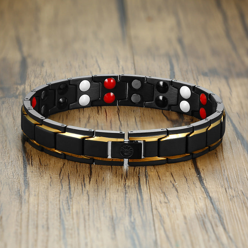 Titanium Magnetic Bracelet Men's Four-in-One Metal Jewelry
