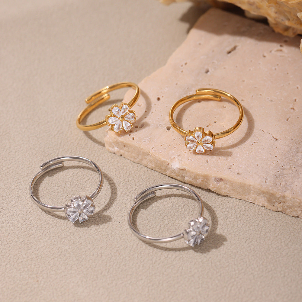 Planderful Zircon Ring Super Flash 5A For Trendsetters