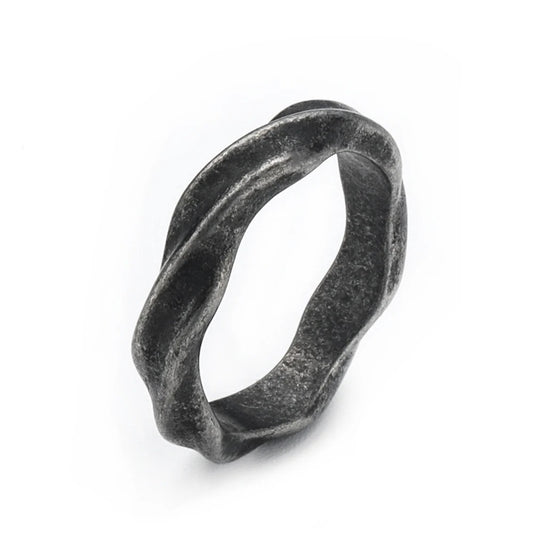 Viking Light Stainless Steel Men's Ring