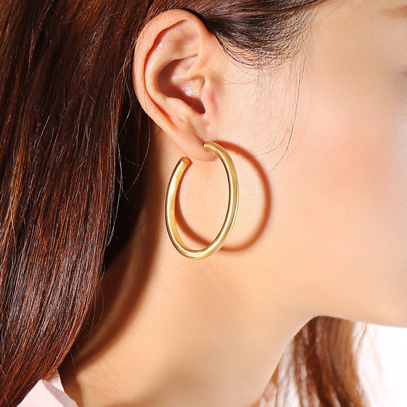 New Product Launch Women's Korean Style Stainless Steel Earrings