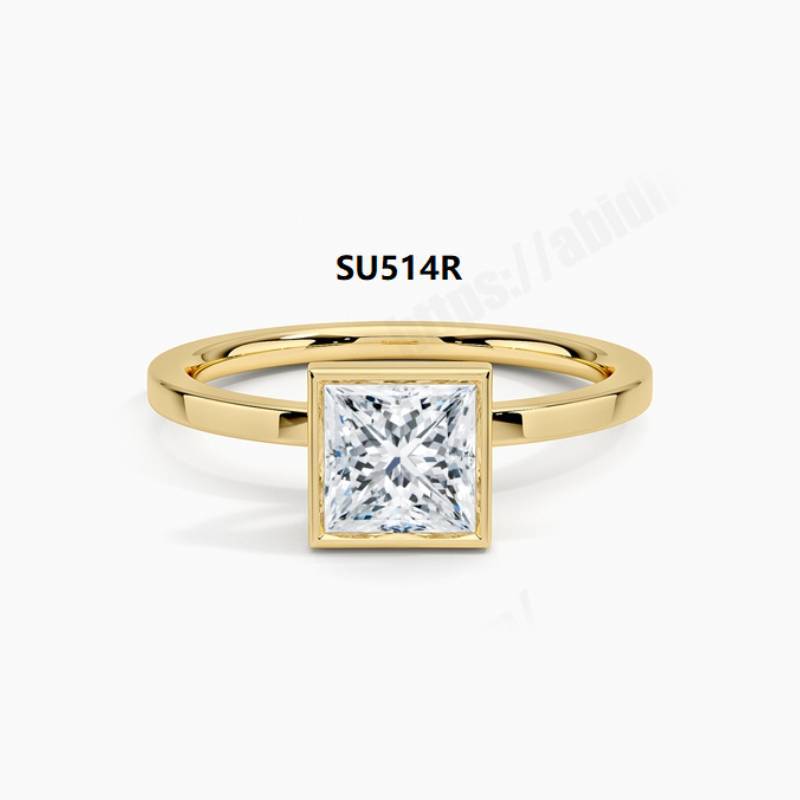 Simple High-End Ring S925 Sterling Silver Moissanite 1.0 Carat