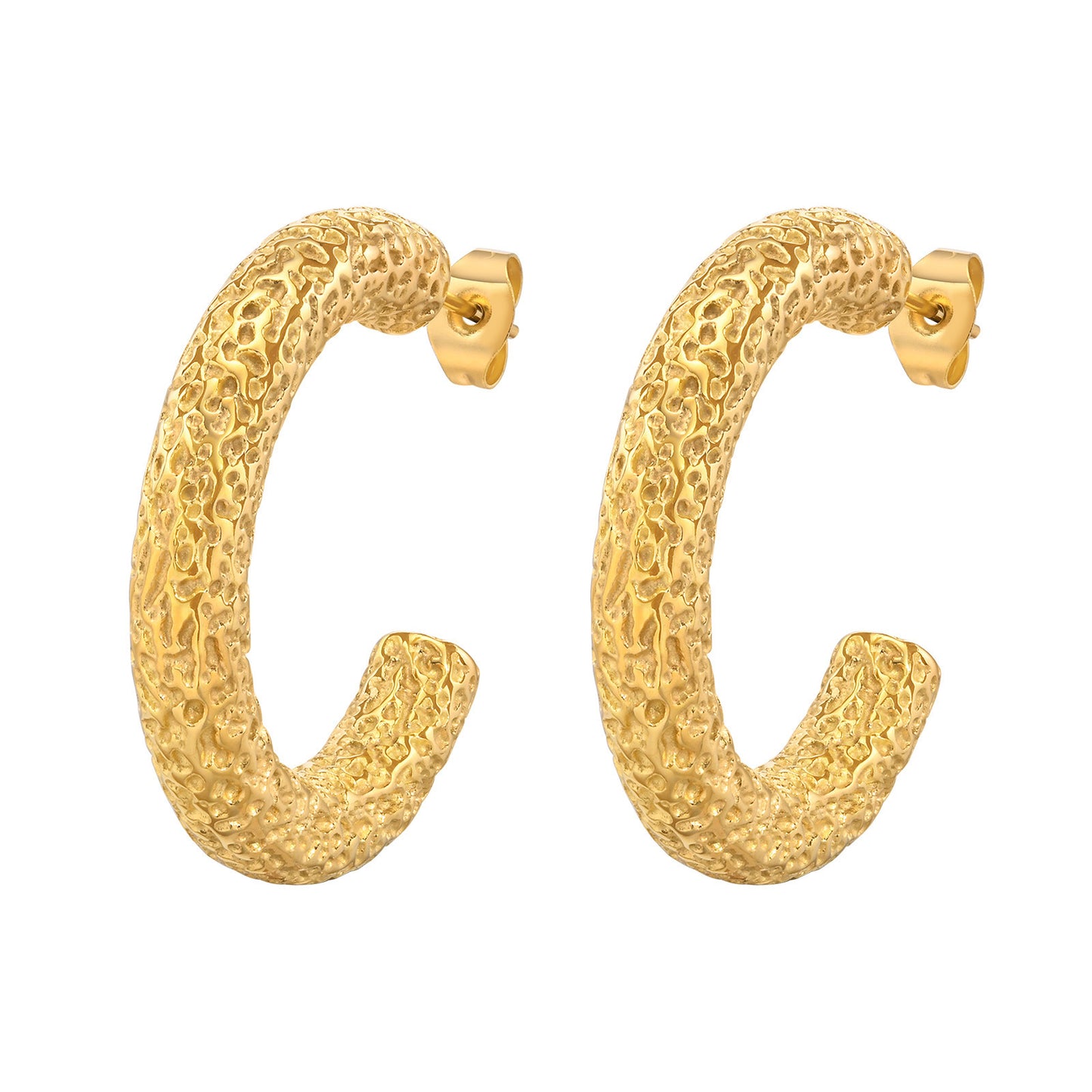 European And American Personality And Fashion Earrings Gold