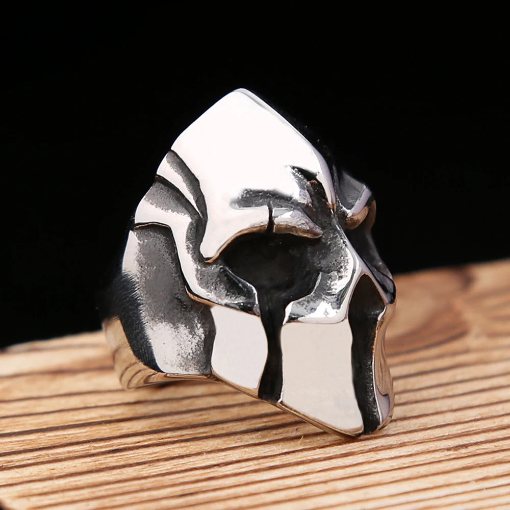 Skull Mask Stainless Steel Ring