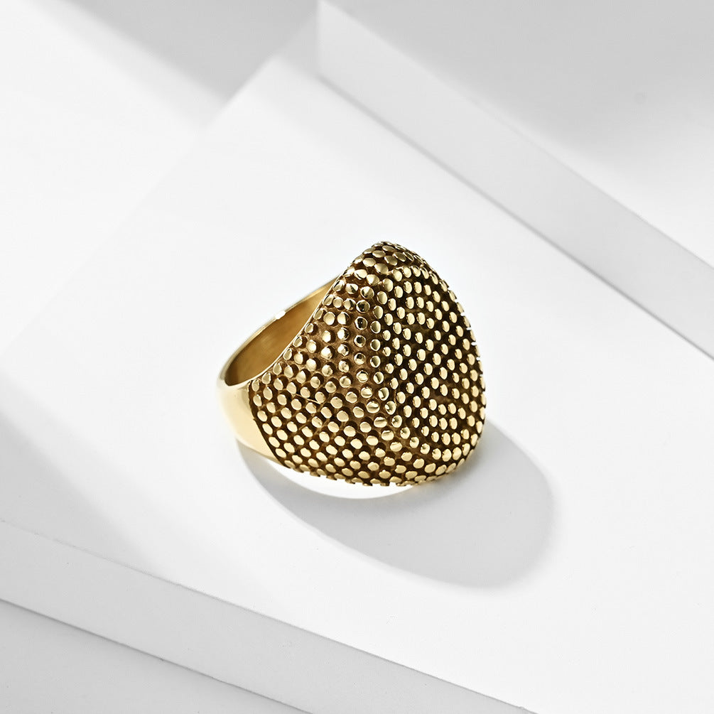 European And American Style Titanium Steel Ring For Men