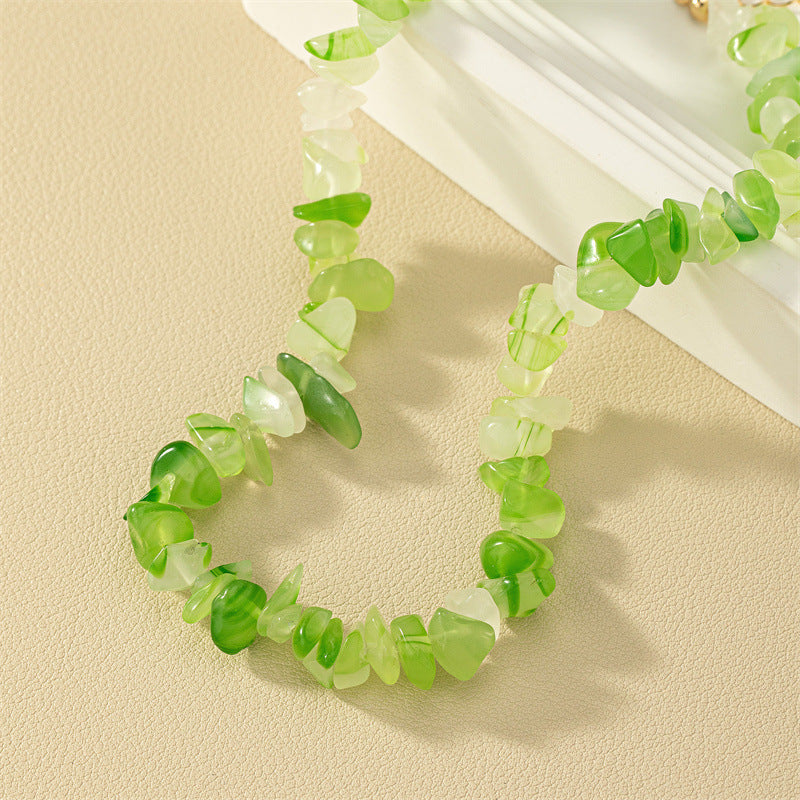 Crystal Stone Collar Necklace - Vienna Verve Collection