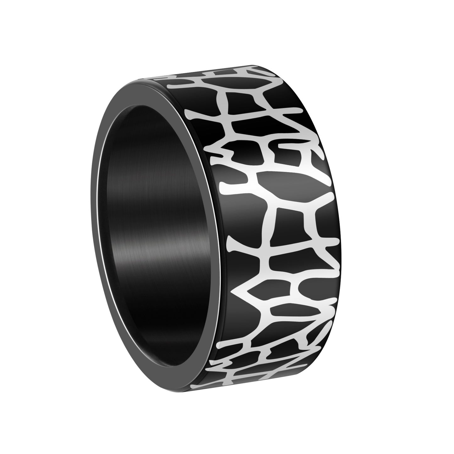 Planderful Titanium Ring For Men 10mm Does Not Fade