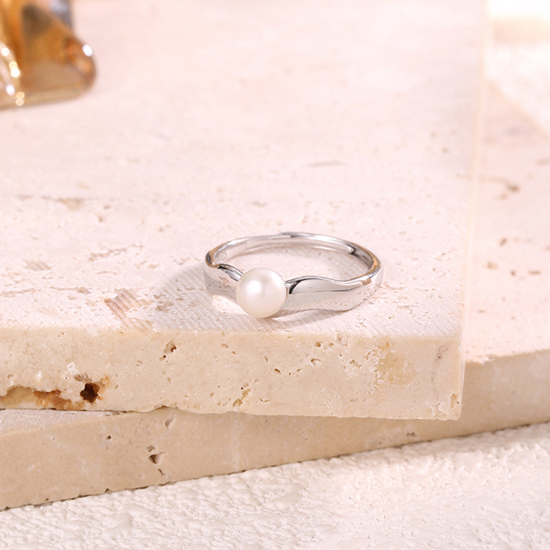 Freshwater Pearl Ring — Adjustable
