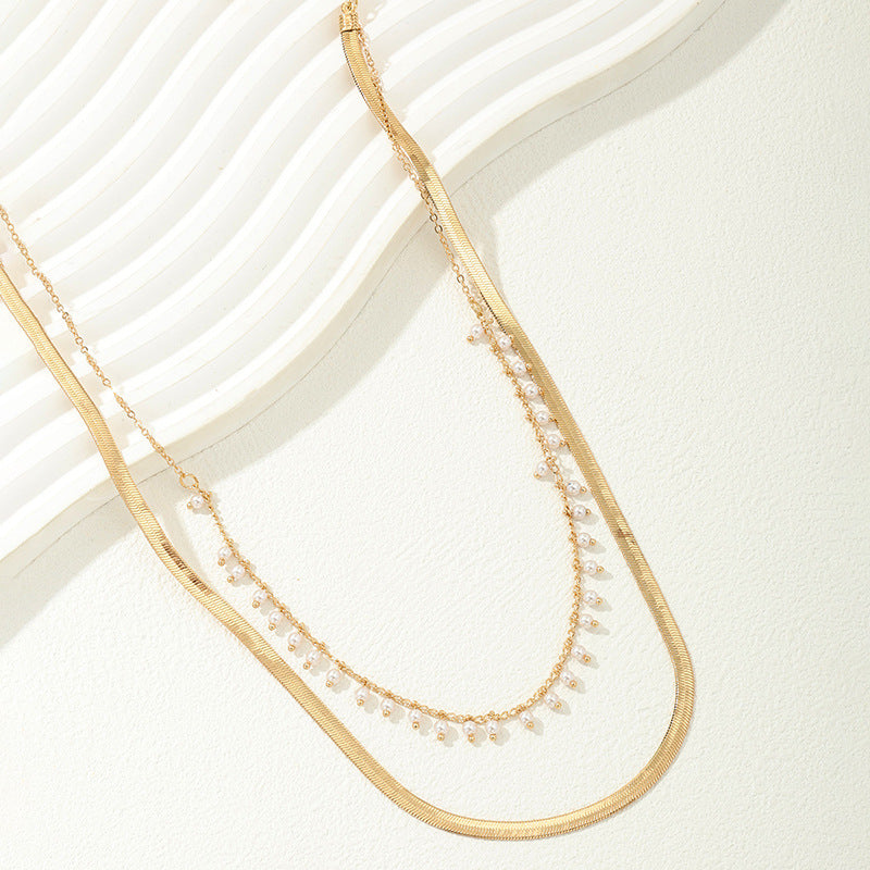 Chic Metal Holiday Collar Necklace for Women - Vienna Verve Collection