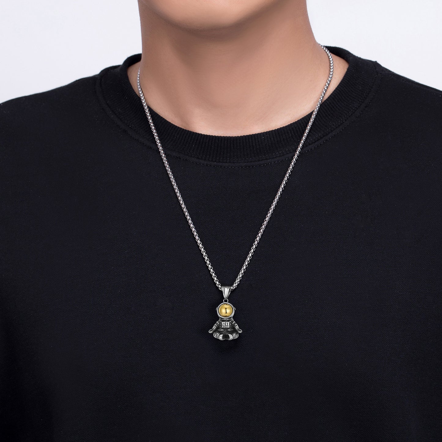 Titanium Steel Necklace – Statement Hip-Hop Edition