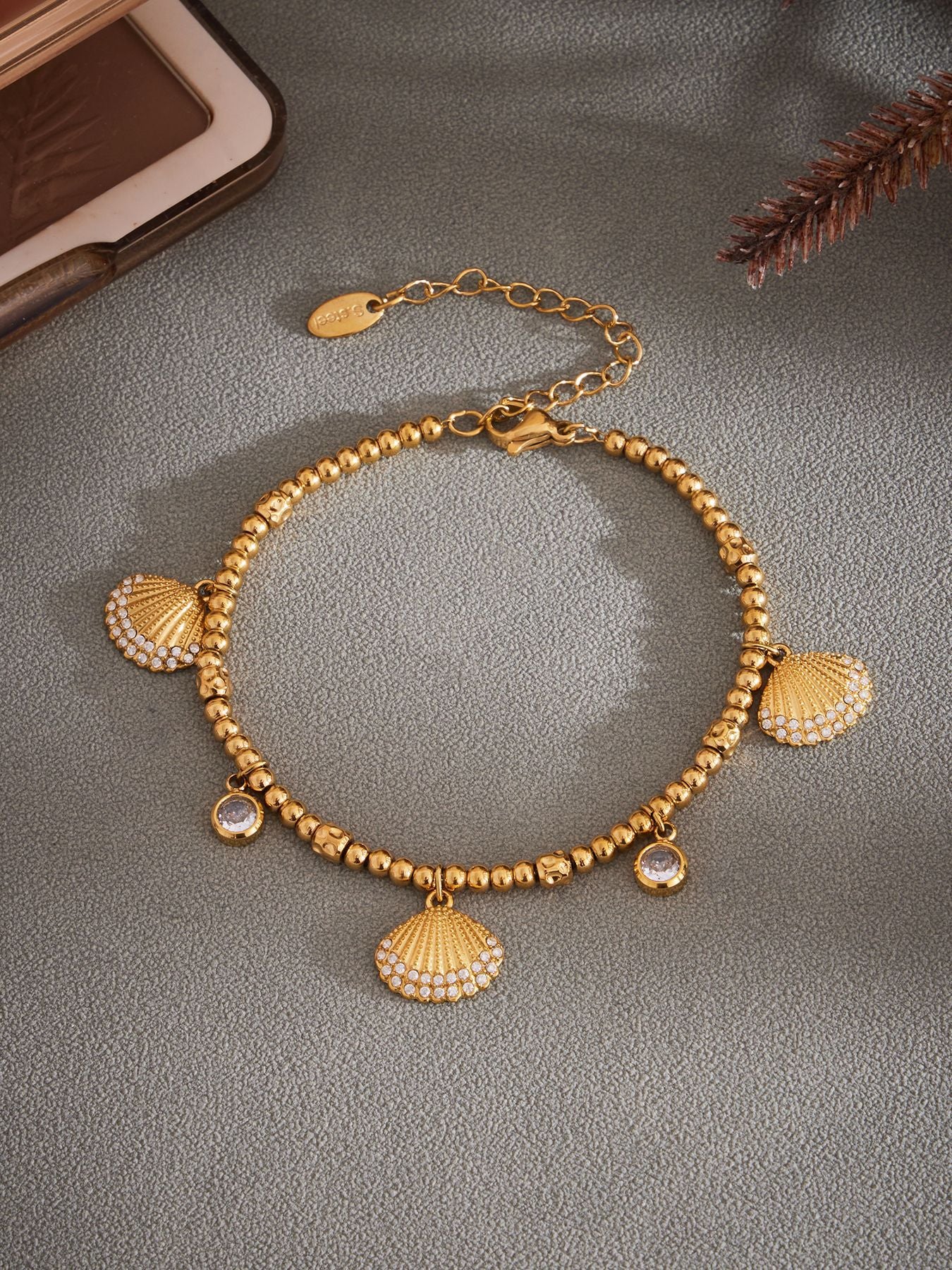 Planderful Polished Stainless Zirconium Bracelet Women