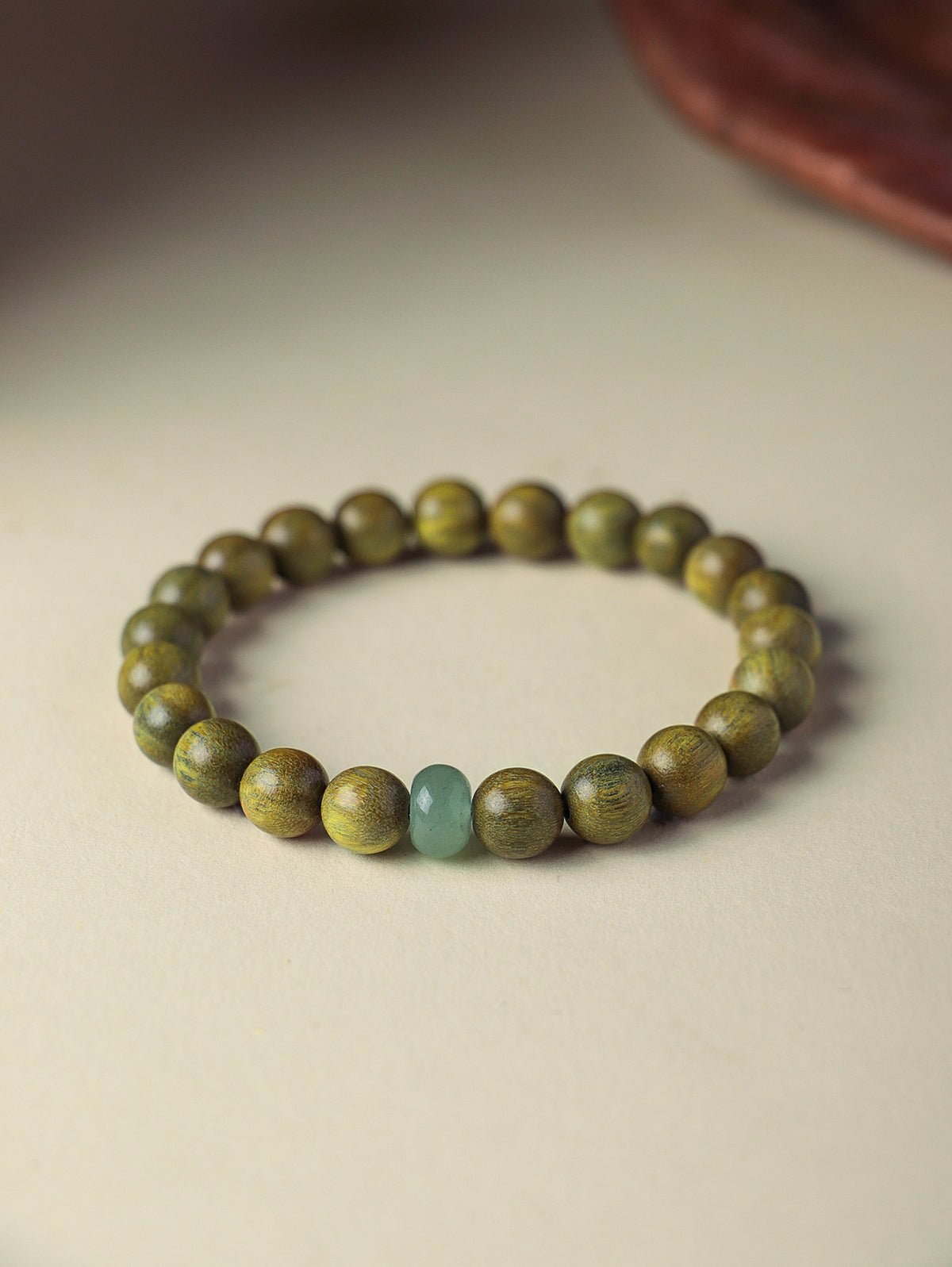 Golden Sandalwood & Aventurine Bracelet