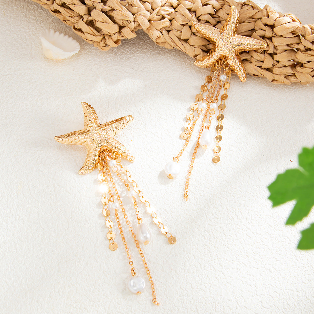 Planderful Vienna Verve Fringed Crystal Pearl Statement Earrings For Fashion Forward Women