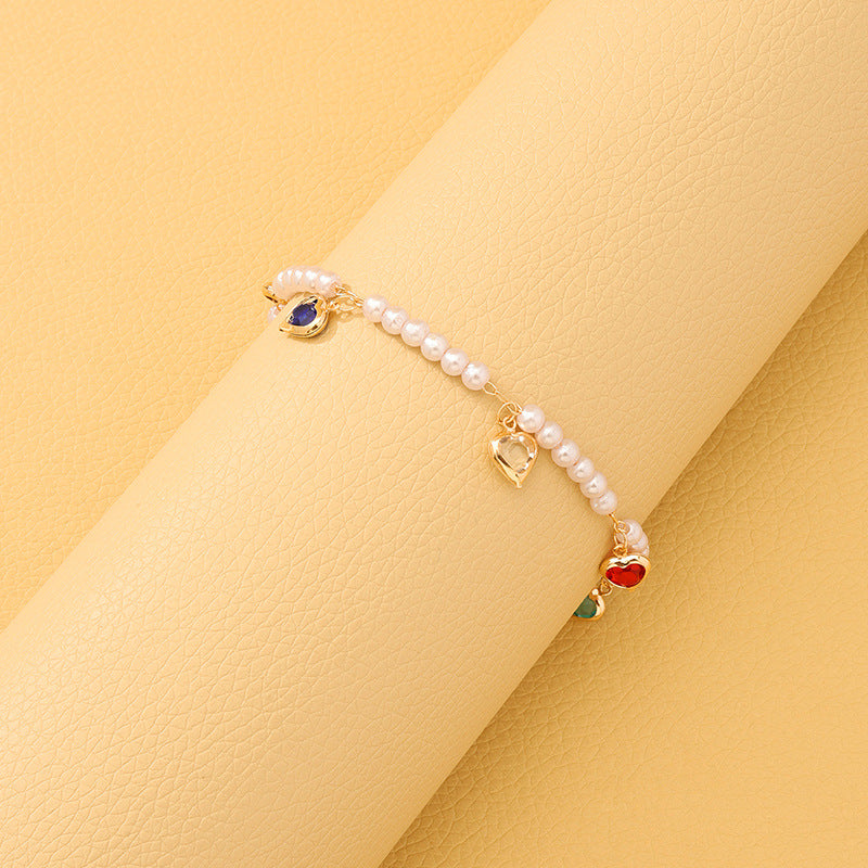 Pearl Love Beaded Bracelet - Vienna Verve Collection