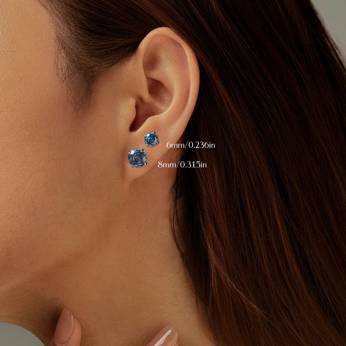 925 Sterling Silver Rose-Cut Cartilage Stud