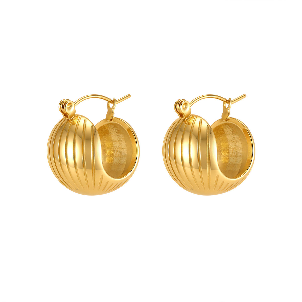 Modern Stainless Steel Earrings
