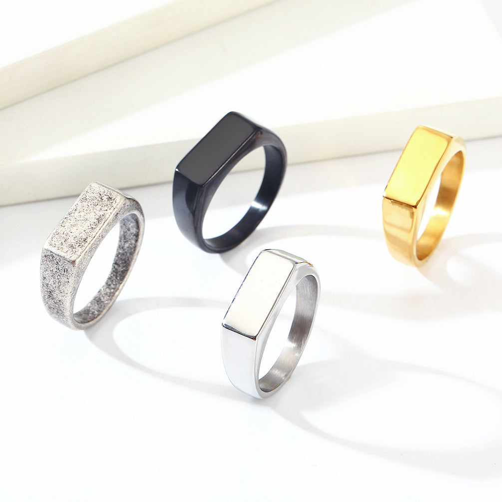Steel Ring – Minimalist Unisex Everyday Wear