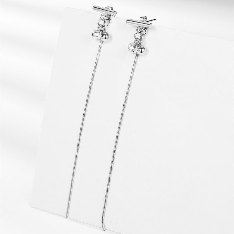 Minimalist Korean 925 Sterling Silver Women's Earrings