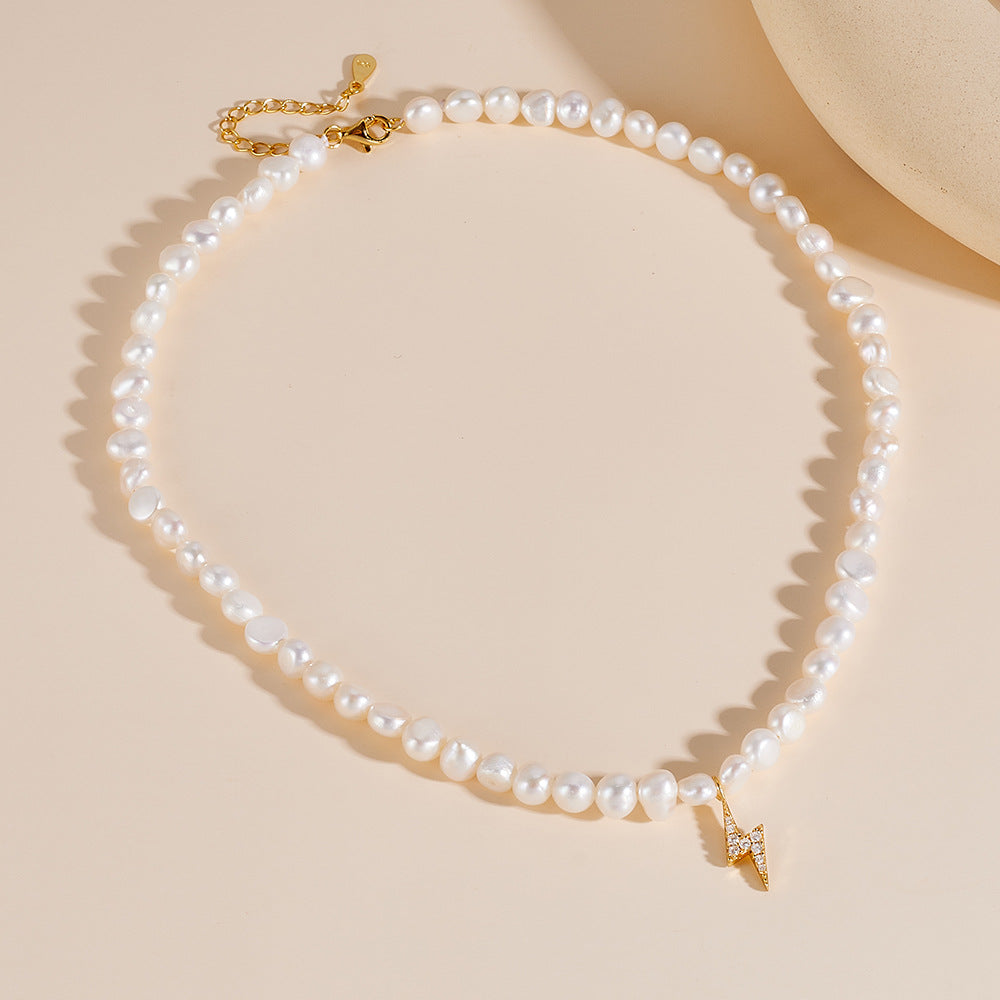 Style Beaded Necklace Elegant Atmosphere Freshwater Aquaculture Pearl