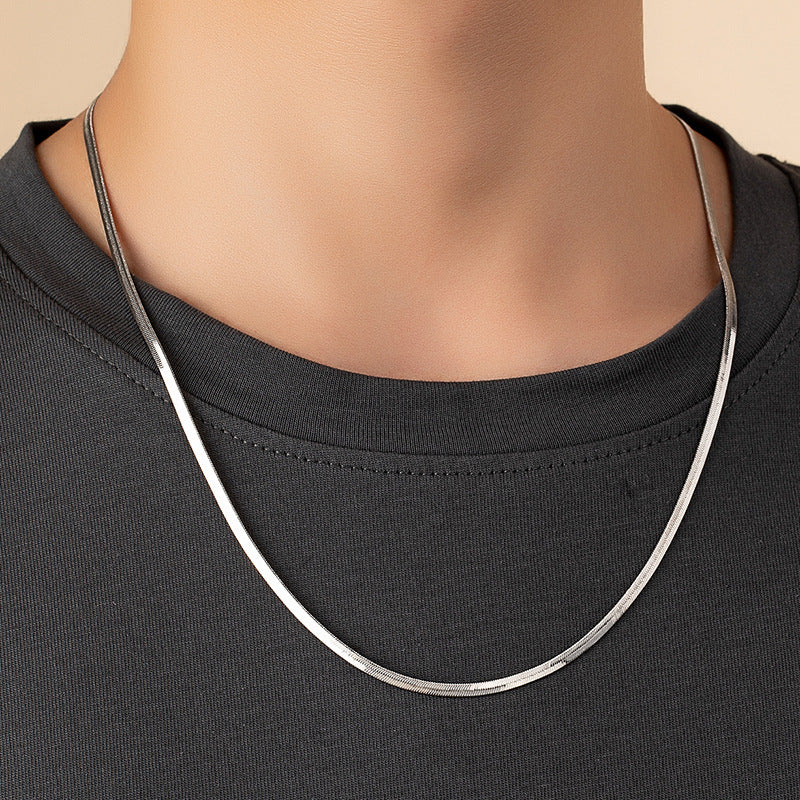 European Copper Blade Chain Men's Necklace - Vienna Verve Collection