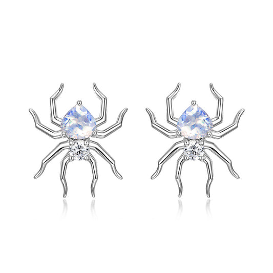 Planderful Everyday Genie Earrings – Colorful Blue Moonlight S925 Silver Design