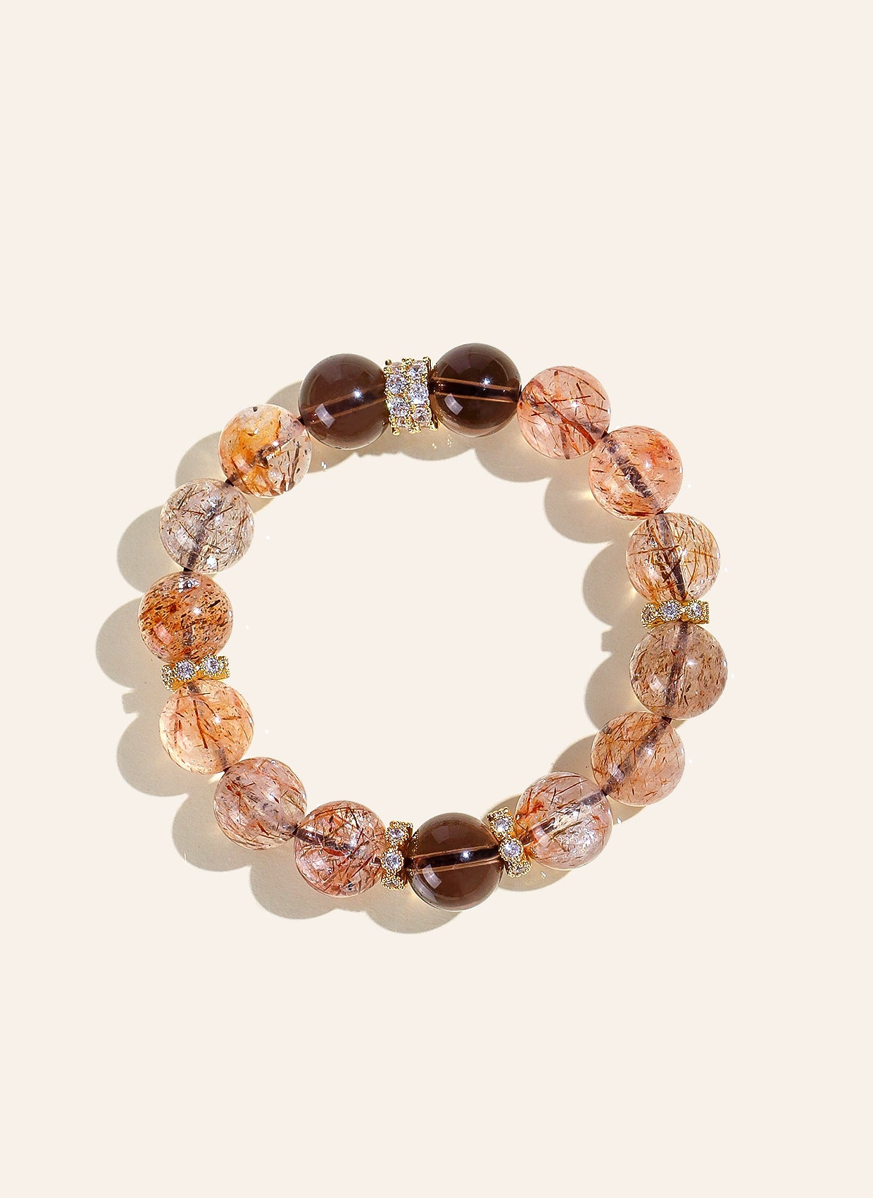 Planderful Fortune's Favor Bracelet – Natural Crystal Elegance