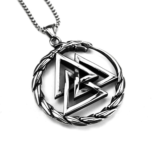 European And American Jewelry Titanium Steel Dragon Pendant Necklace