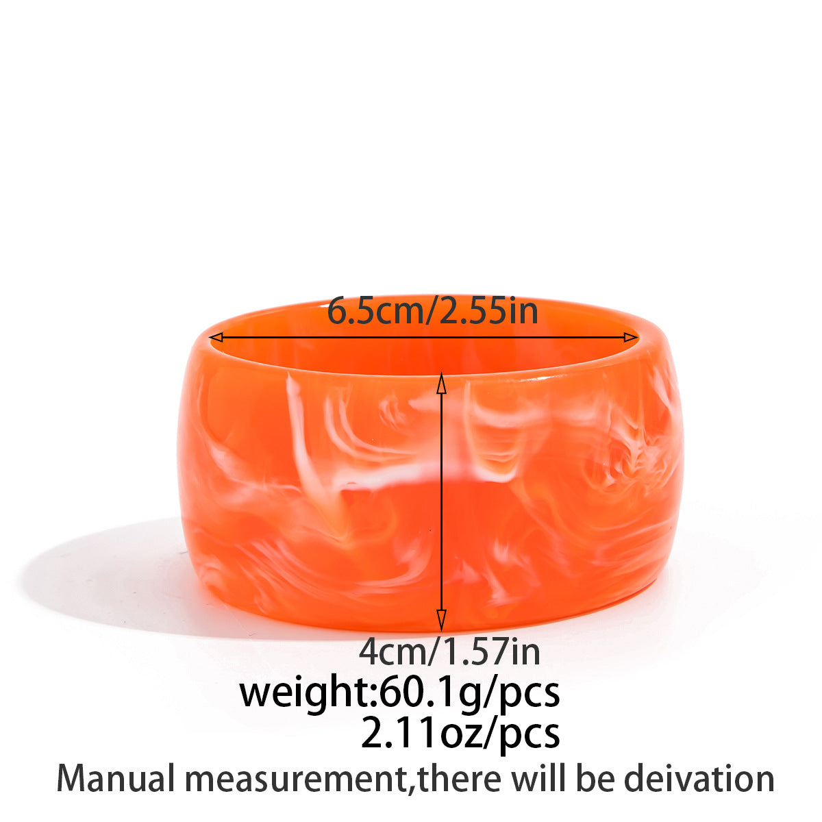 Planderful Vienna Verve Metal Dopamine Wide C Shaped Bracelet Glossy Finish Statement For Women
