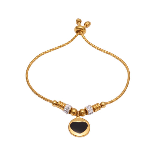 Planderful Everyday Genie Zircon Enamel Bracelet For Women