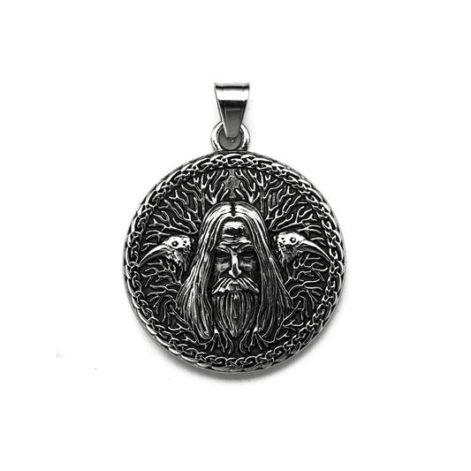 Steel Necklace - Vintage Nordic Viking Pendant