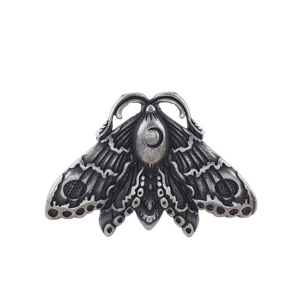 Gothic Skull Butterfly Stainless Steel Men's Pendant Necklace