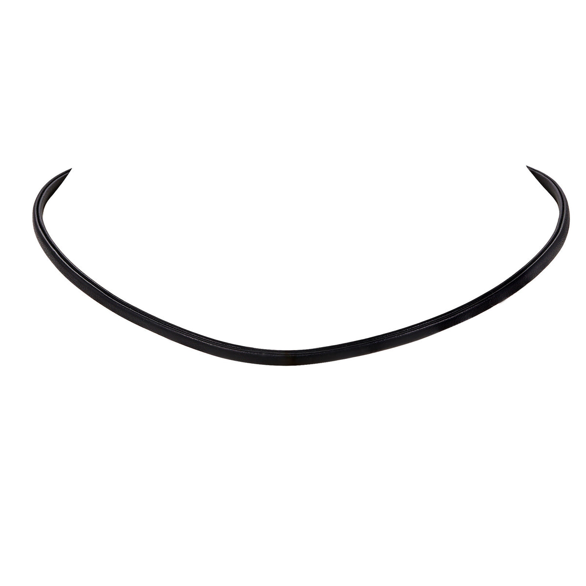 Stainless Steel Leather Necklace Collar – Gothic
