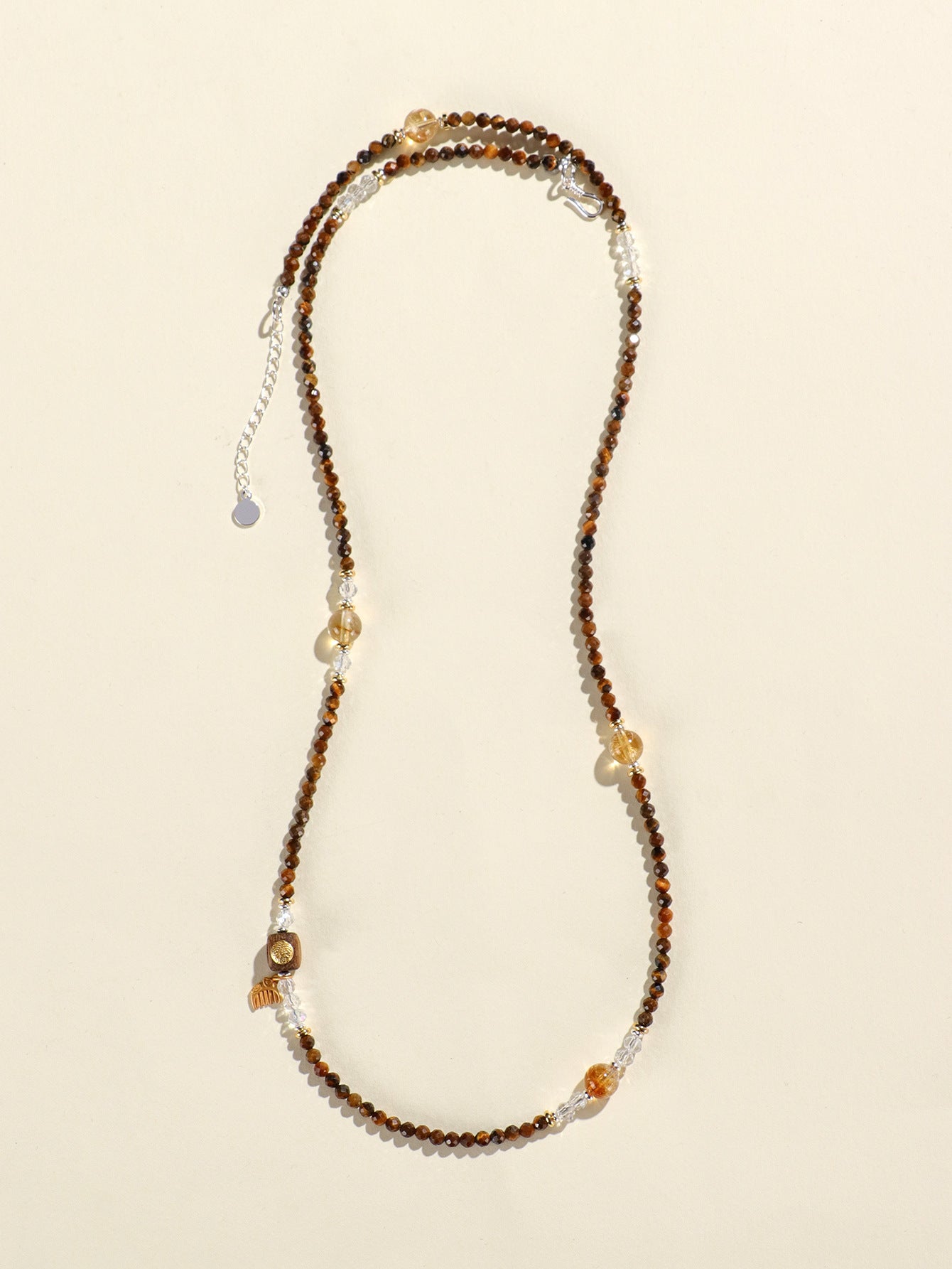 Planderful Fortune's Favor Tiger's Eye Bracelet – Elegant Crystal Design