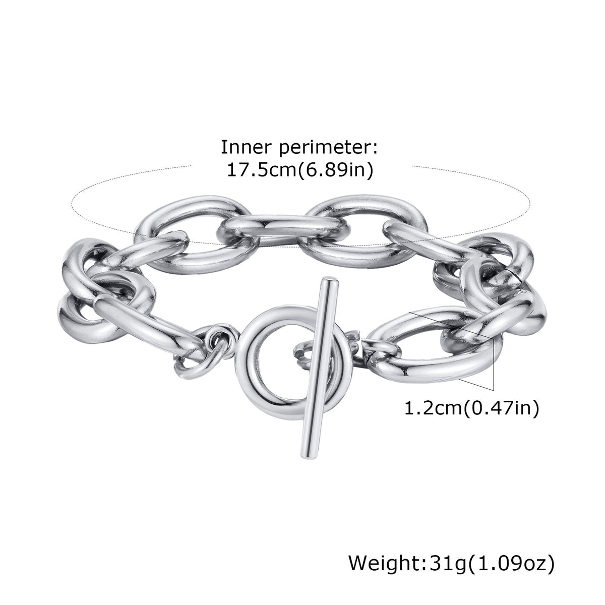 Cross Stainless Steel Bracelet