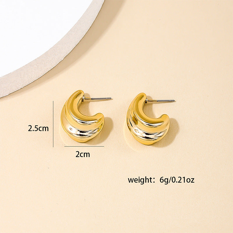 Sweet Vienna Verve Metal Earrings