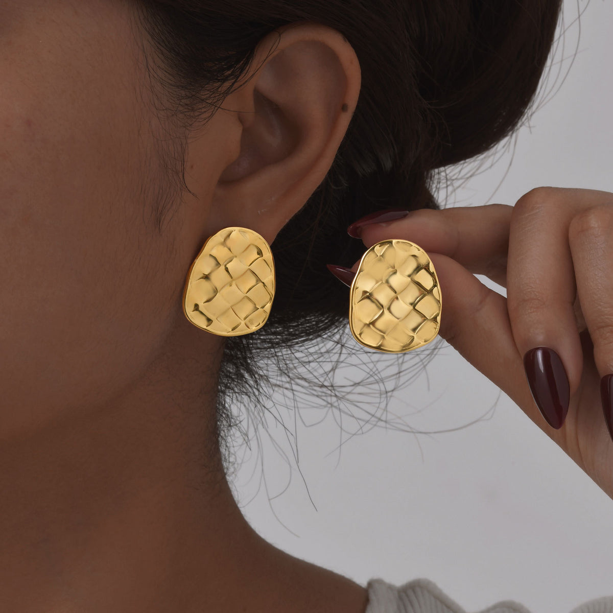 Modern Stainless Steel Earrings