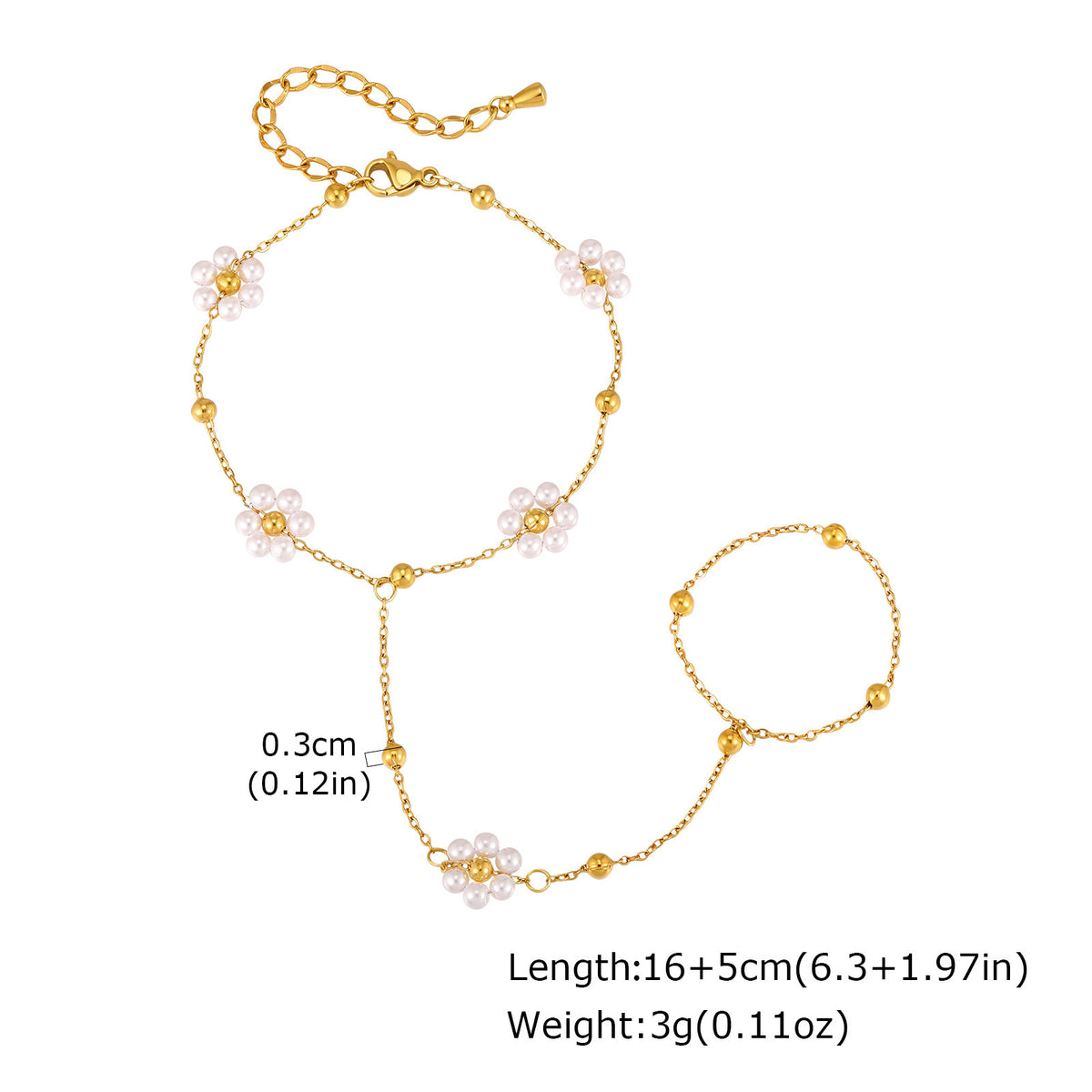 Zircon Stainless Steel Bracelet