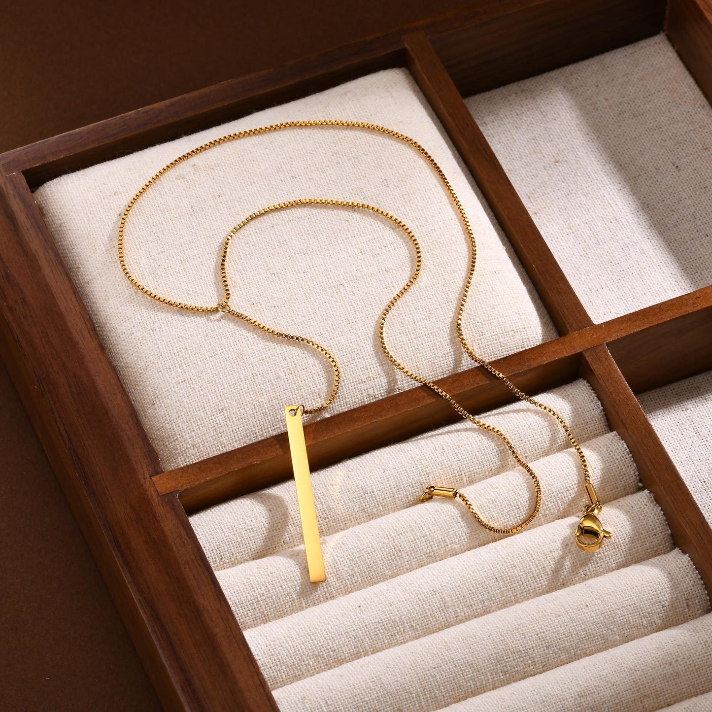 European And American Jewelry Stainless Steel Y Shaped Necklace