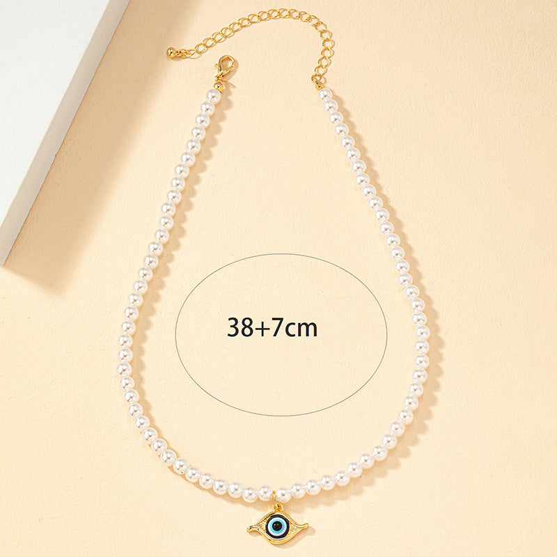 Eye of the Devil Pearl Necklace - Vienna Verve Collection