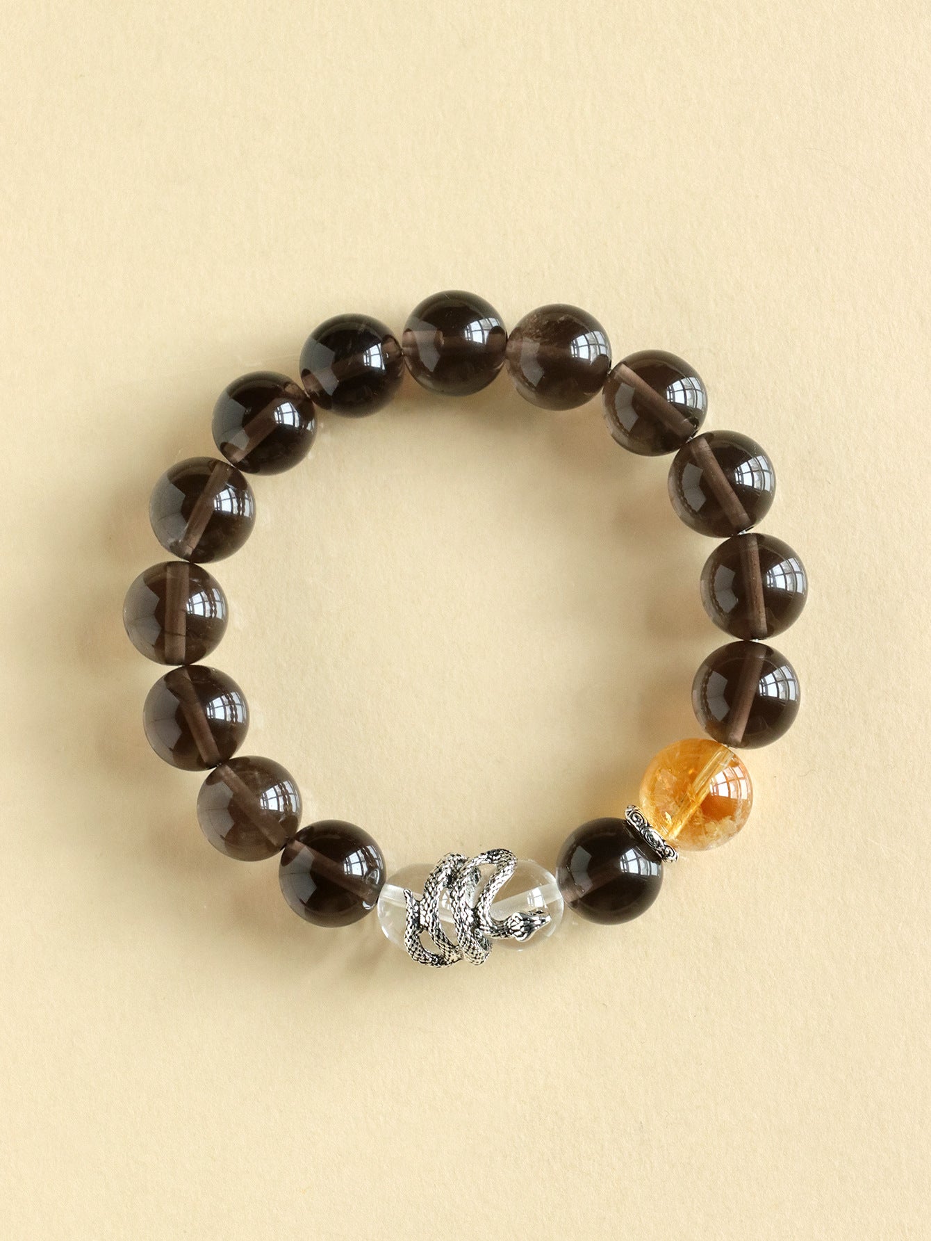 Planderful Fortune's Favor Amethyst Couple Beaded Bracelet – High-End Crystal Design