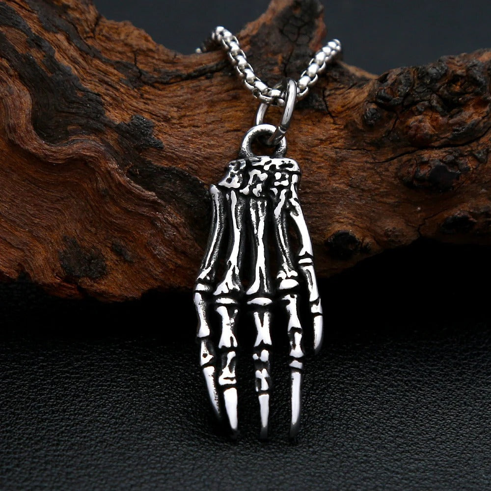 Skull Ghost Stainless Steel Men's Pendant Necklace