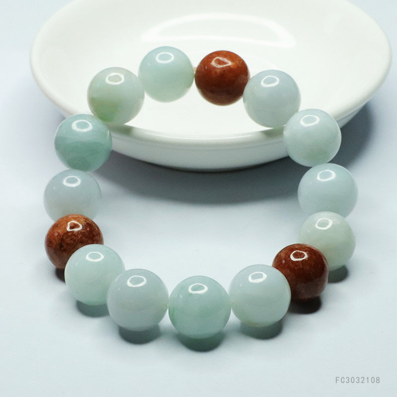 Jadeite Multicolor Treasure Bead Beaded Bracelet