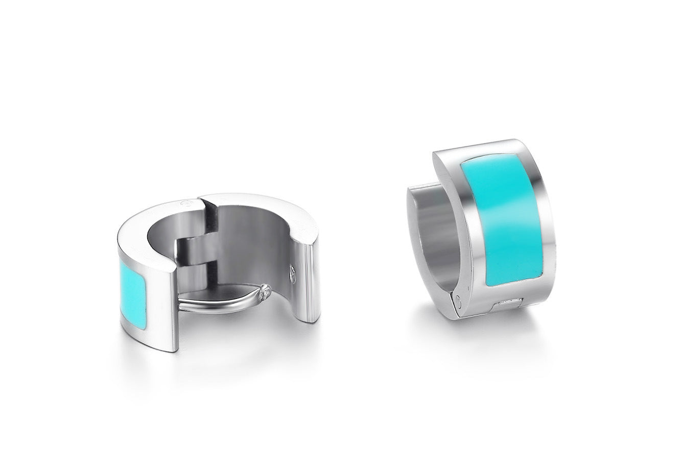 Fashion Trend Ear Buckles Korean Women's Titanium Earrings