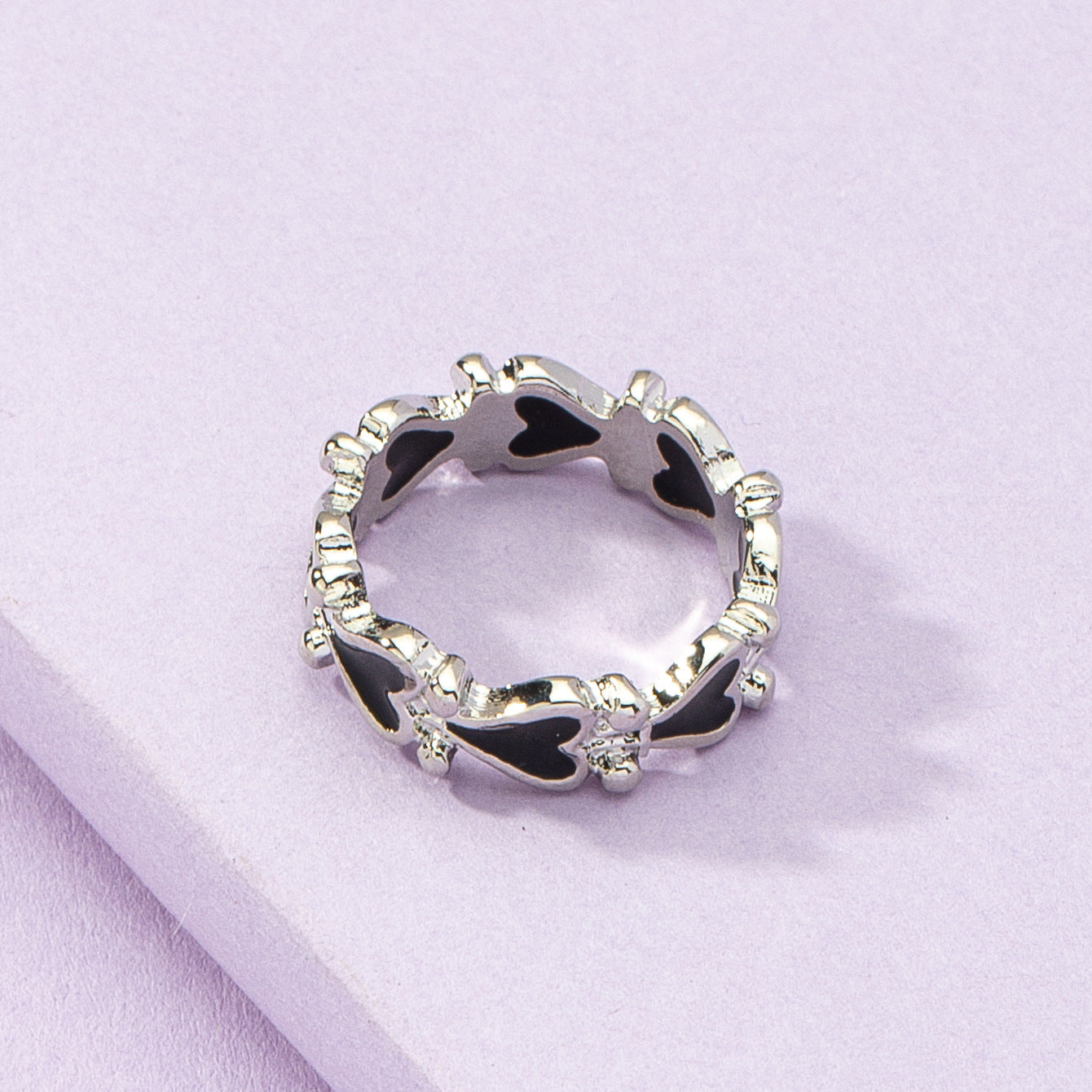 European and American Spring Jewelry Collection - Vienna Verve Love Dropping Oil Ring