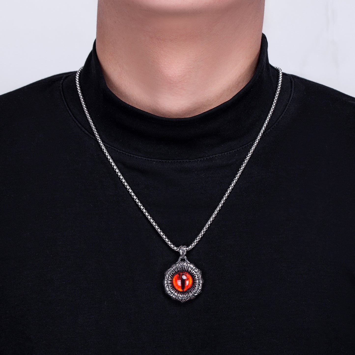 Steel Necklace - Statement Men's Necklace