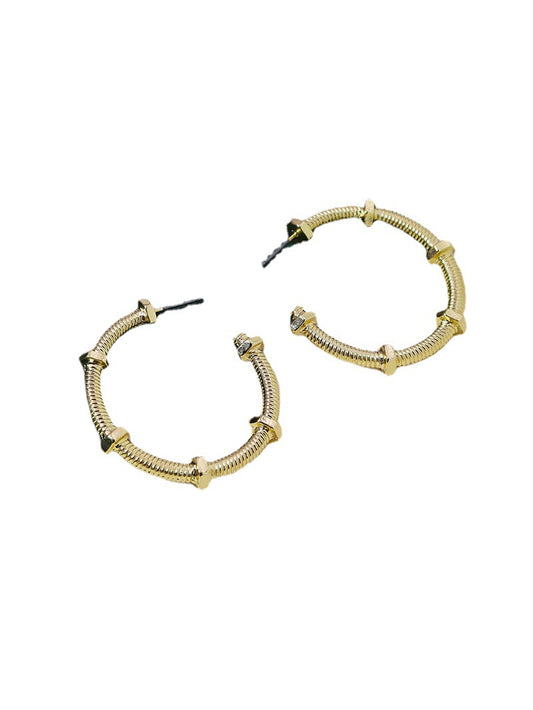 Metallic Marvel Earrings - Vienna Verve Collection